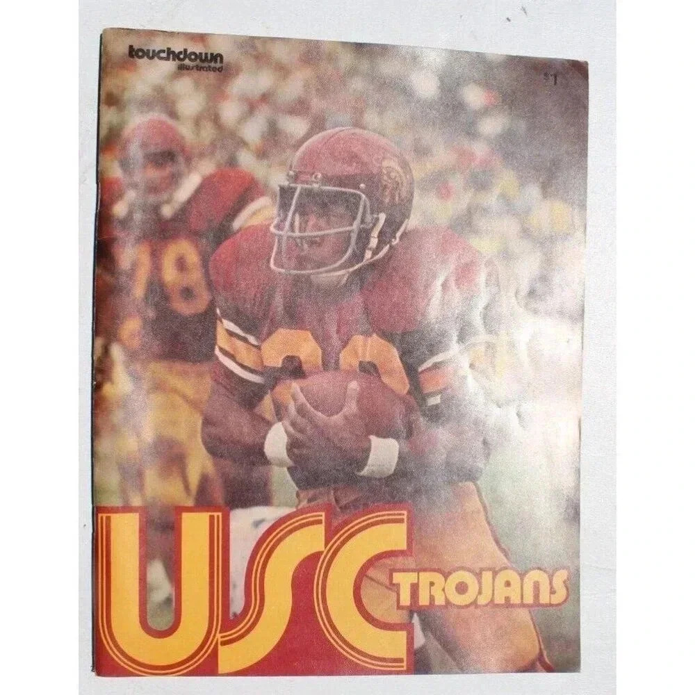 1973 USC Trojans TOUCHDOWN ILLUSTRATED QUARTERLY Magazine SOUTHERN CALIFORNIA
